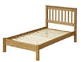 Corona Single Slatted Bed with Low Foot End.